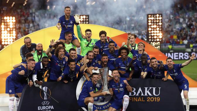 TIDAK TERKALAHKAN JADI JUARA LIGA EUROPA, CHELSEA IKUTI JEJAK BARCA DAN MU