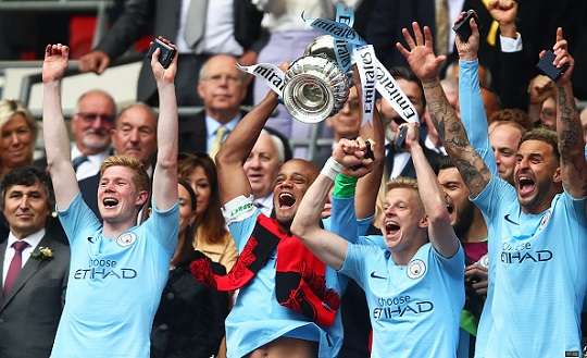 SEPAKBOLA INGGRIS - MANCHESTER CITY JUARA PIALA FA, JADWAL MANCHESTER UNITED SELAMAT