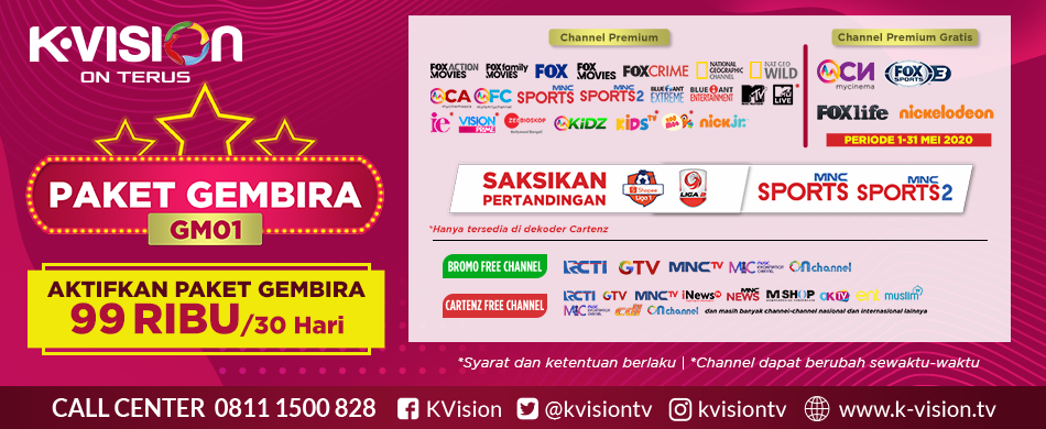 PAKET GEMBIRA PERIODE MEI 2020
