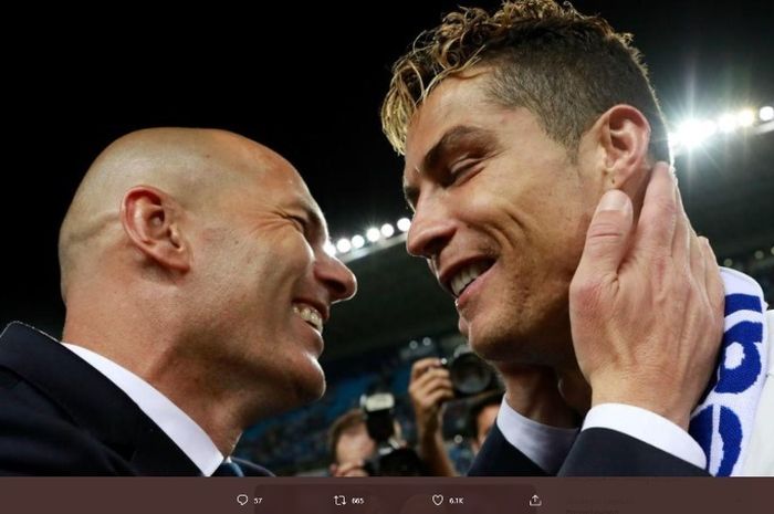 CALON RAKSASA BARU LIGA PRANCIS INGIN WUJUDKAN DUET LAMA ZINEDINE ZIDANE-CRISTIANO RONALDO