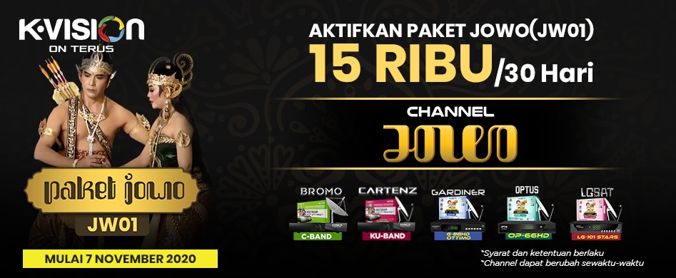 CHANNEL JOWO KINI HADIR DI K-VISION!
