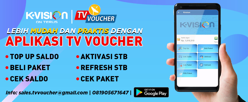 TRANSAKSI VIA TV VOUCHER KINI SEMAKIN MUDAH!