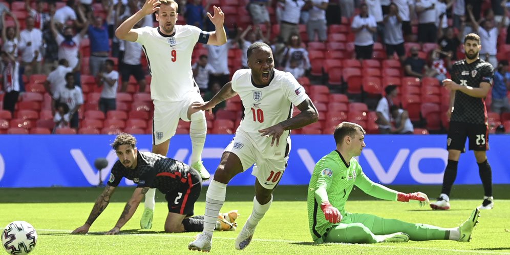 HASIL EURO 2020 INGGRIS VS KROASIA: SKOR 1-0