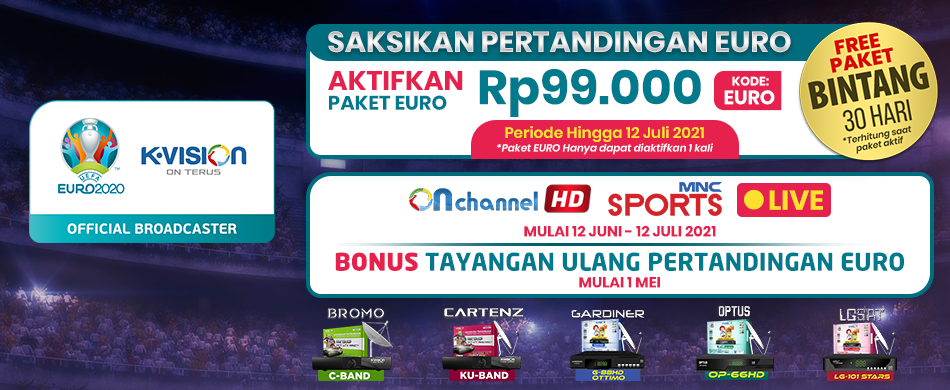 K-VISION OFFICIAL BROADCASTER EURO 2020