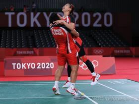 KLASEMEN SEMENTARA PEROLEHAN MEDALI OLIMPIADE TOKYO 2020, SENIN 2 AGUSTUS 2021 PUKUL 13.00 WIB: INDONESIA NAIK KE POSISI 34