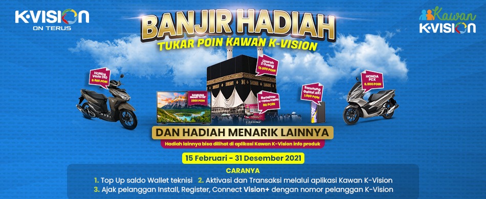 PROMO BANJIR TUKAR POINT KAWAN K-VISION