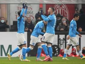 HASIL PERTANDINGAN AC MILAN VS NAPOLI: SKOR 0-1