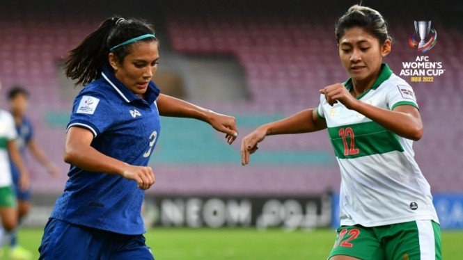 HASIL PERTANDINGAN AFC WOMEN 2022: KALAH DARI THAILAND, INDONESIA TERBENAM DI KLASEMEN GROUP B