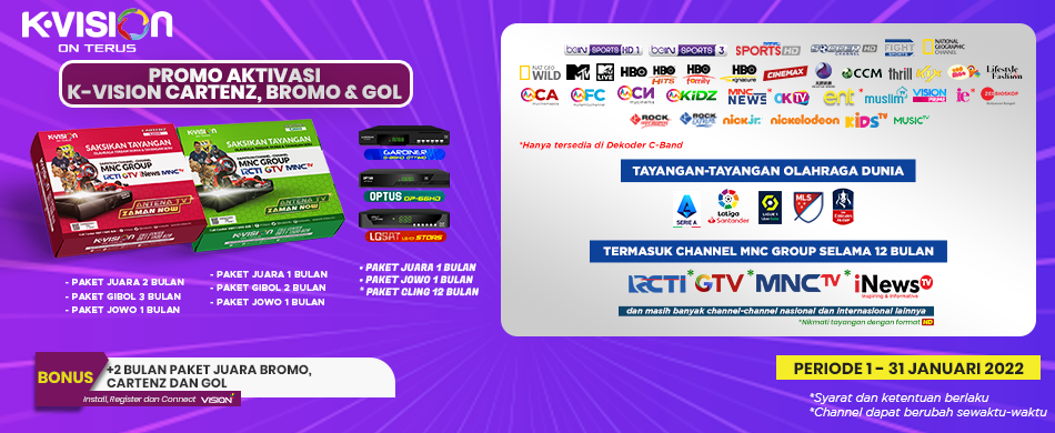 AKTIVASI STB BARU BROMO CARTENZ