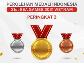 KLASEMEN AKHIR MEDALI SEA GAMES 2021: INDONESIA BAWA PULANG 69 EMAS
