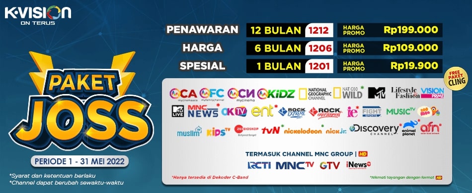 MAKIN PUAS NONTONNYA, MAKIN JOSS HARGA PAKETNYA!