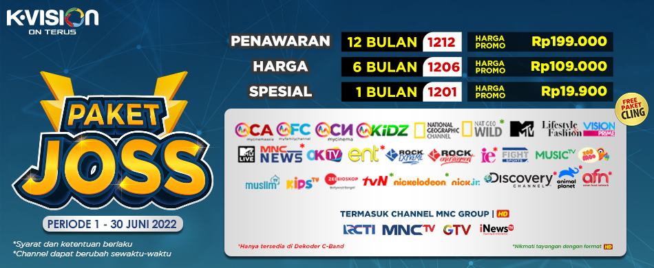 MAKIN PUAS NONTONNYA, MAKIN JOSS HARGA PAKETNYA!