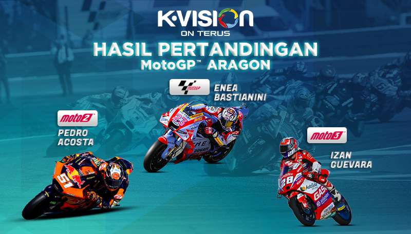 INILAH HASIL BALAPAN MOTOGP, MOTO2 DAN MOTO3 GP ARAGON 2022