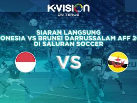 Siaran Langsung Indonesia Vs Brunei Darussalam AFF 2022 Di Saluran Soccer