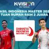 Hasil Indonesia Master 2023, Tuan Rumah Raih dua Juara