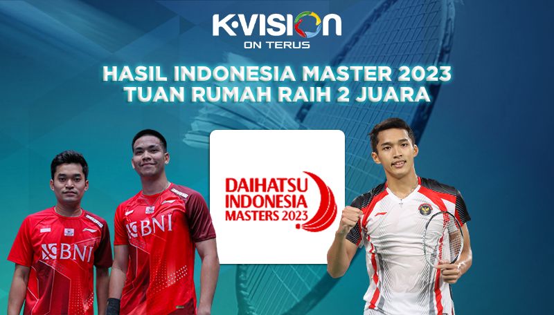 Hasil Indonesia Master 2023, Tuan Rumah Raih dua Juara