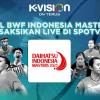 Jadwal BWF Indonesia Master 2023 Saksikan Live di Spotv dan MNC Sports