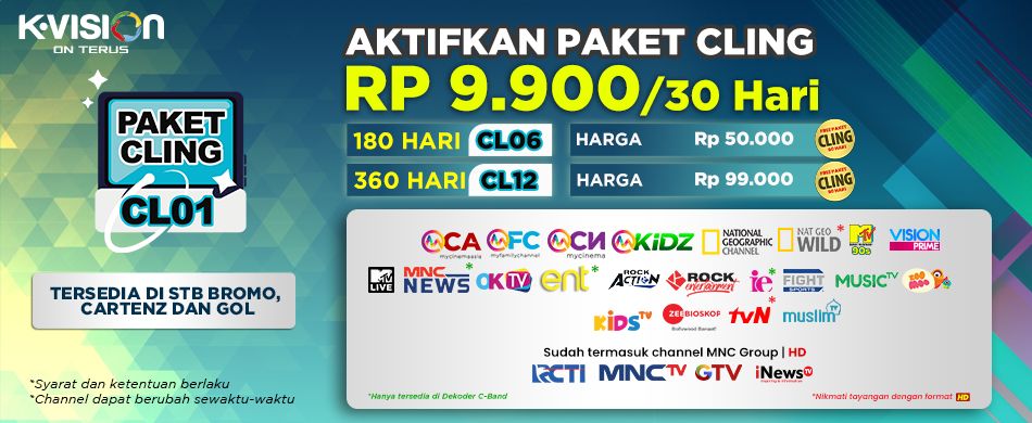 Cling Harganya, makin Cling tayangannya!
