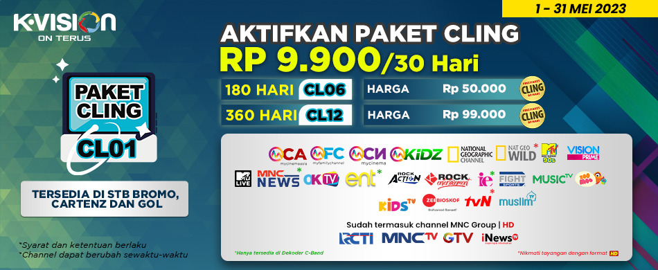 Cling Harganya, makin Cling tayangannya!