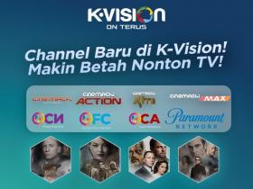 Channel Baru di K-Vision! Makin Betah Nonton Beragam Film di TV