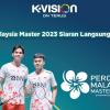 Jadwal Malaysia Master 2023 Siaran Langsung di SPOTV