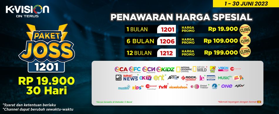 MAKIN PUAS NONTONNYA, MAKIN JOSS HARGA PAKETNYA!