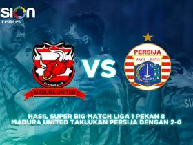 Hasil Super Big Match Liga 1 Pekan 8: Madura United Taklukan Persija dengan 2-0