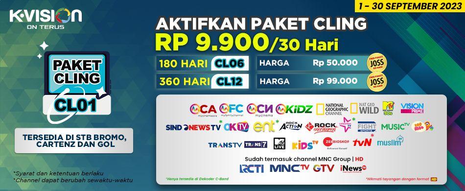 Cling Harganya, makin Cling tayangannya!