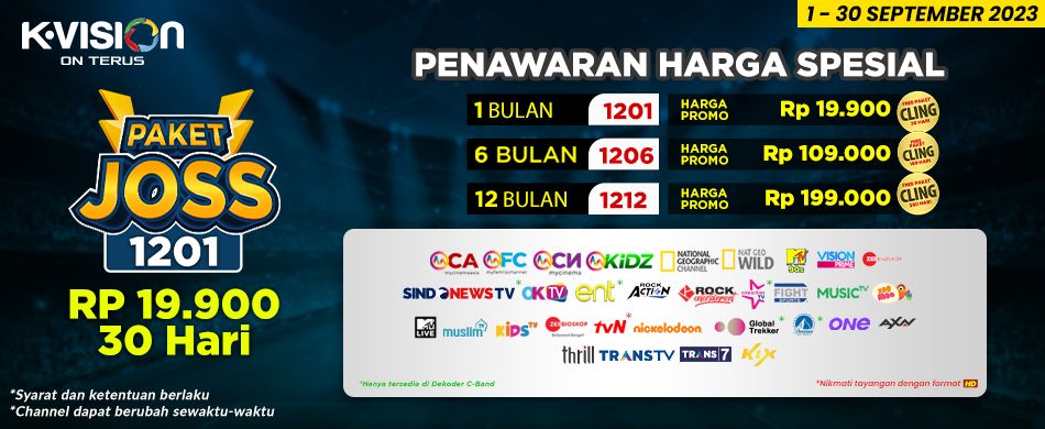 MAKIN PUAS NONTONNYA, MAKIN JOSS HARGA PAKETNYA!