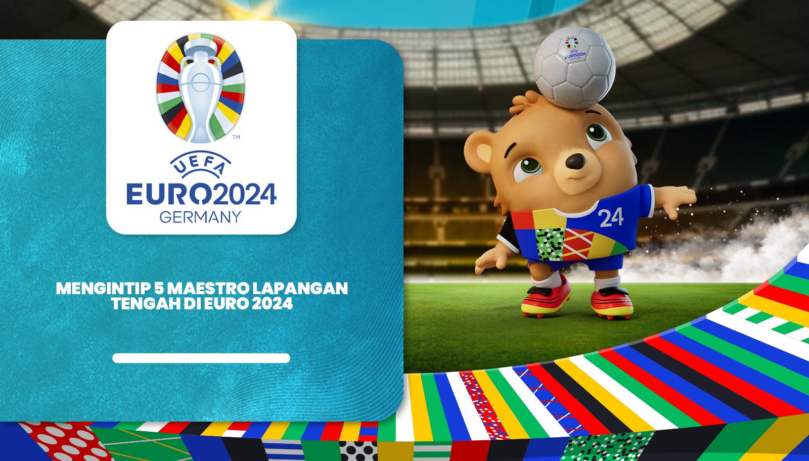 Mengintip 5 Maestro Lapangan Tengah di EURO 2024