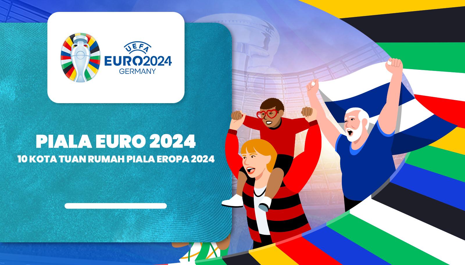10 Kota Tuan Rumah Piala Euro 2024