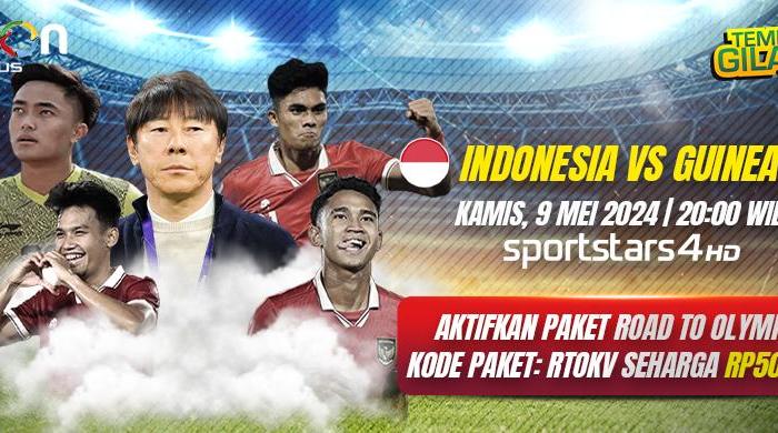 Paket Road To Olympic 2024 Indonesia VS Guinea