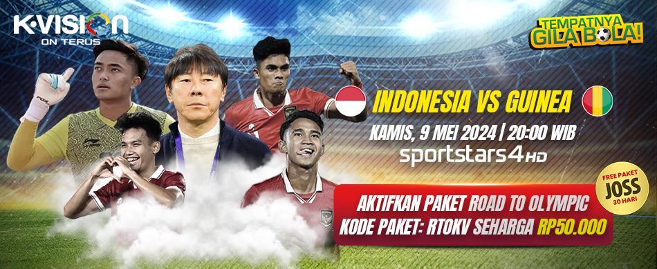 Paket Road To Olympic 2024 Indonesia VS Guinea
