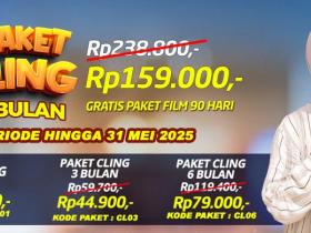PAKET CLING TURUN HARGA
