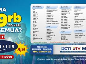 DAPET SEMUA? PAKET INDOVISION AJA