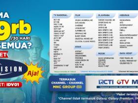 DAPET SEMUA? PAKET INDOVISION AJA
