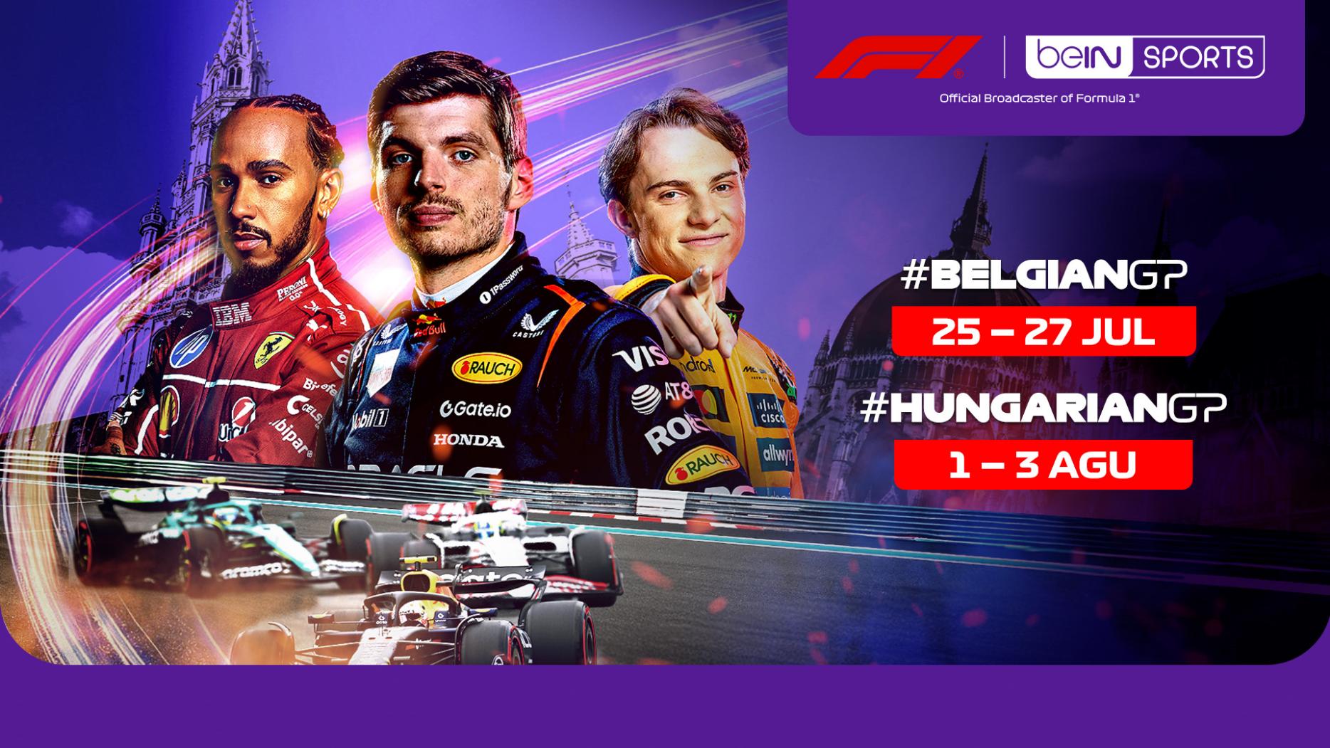 Saksikan F1 GP Dua Balapan Spektakuler Siap Mengguncang Layar Anda!
