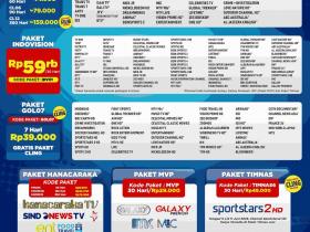 Paket dan Dekoder K-Vision Bromo