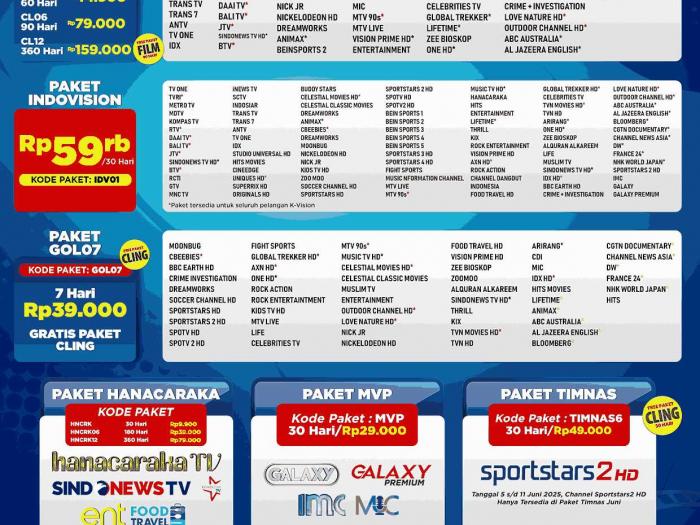 Paket dan Dekoder K-Vision Cartenz