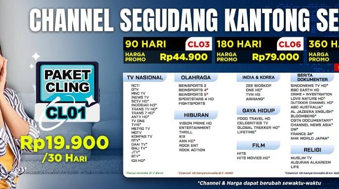 Cling Harganya, makin Cling tayangannya!