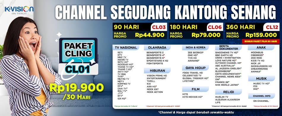 Cling Harganya, makin Cling tayangannya!