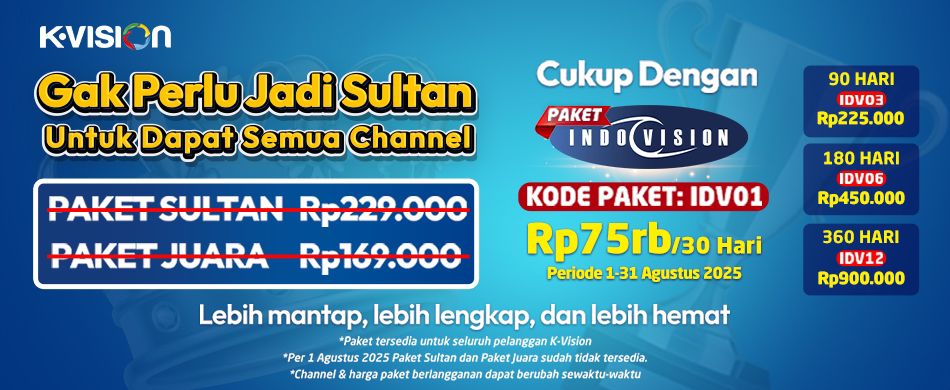 DAPET SEMUA? PAKET INDOVISION AJA