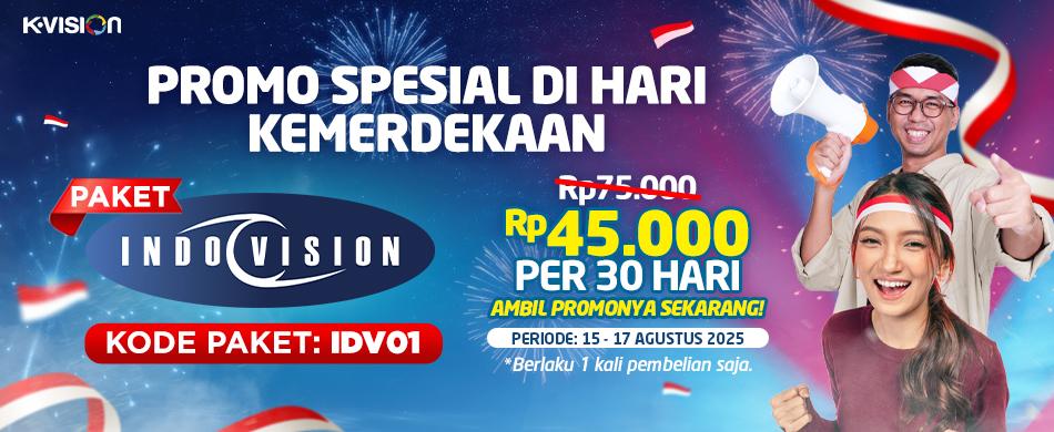 Promo Spesial Hari Kemerdekaan Paket Indovision