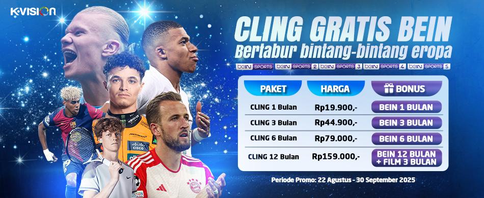 Cling Harganya, makin Cling tayangannya!
