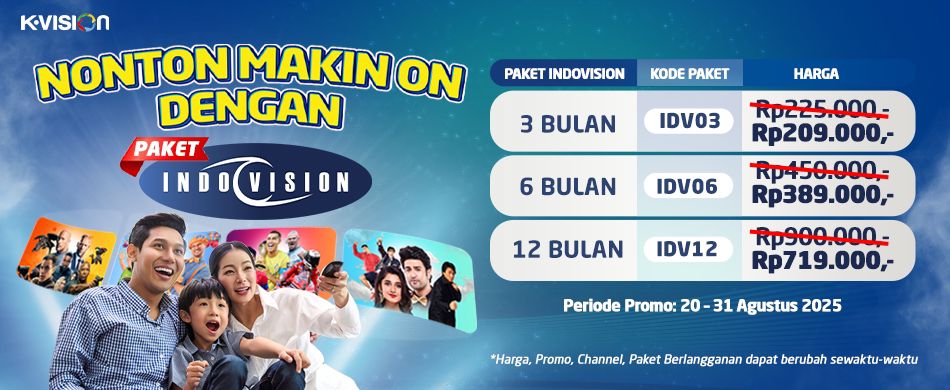 DAPET SEMUA? PAKET INDOVISION AJA