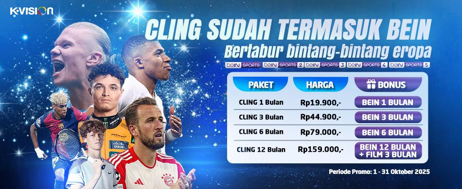 Cling Harganya, makin Cling tayangannya!
