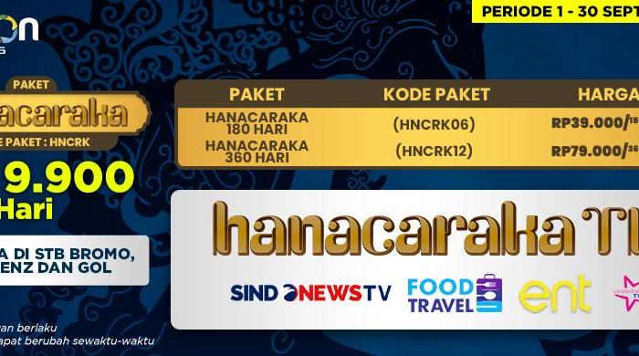 HANACARAKA TV HADIR DI K-VISION