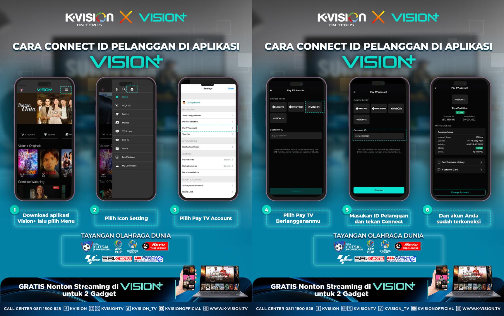 K-Vision Connect Vision+: Cara Mudah Nikmati Tayangan Seru di Mana Saja!
