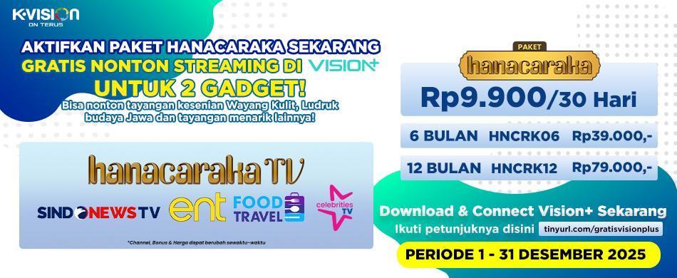 HANACARAKA TV HADIR DI K-VISION