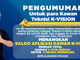 Pengumuman Untuk Para Kawan Teknisi K-Vision